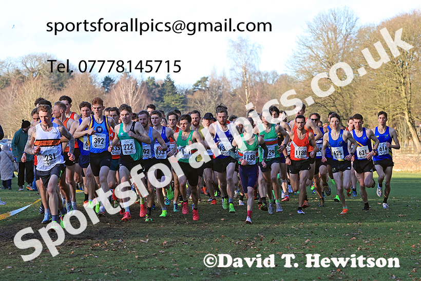 Senior mens 2025 Northern Cross Country Champs, Tatton Park, Knutsford, Cheshire. Photo: David T. Hewitson/Sports for All Pics